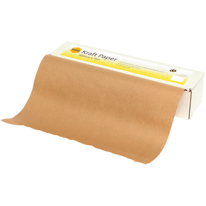 Marbig Enviro Brown Paper 500mm x 70mt Dispenser Pack