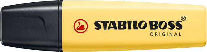 Stabilo Boss Highlighter Pastel Milky Yellow, Box of 10