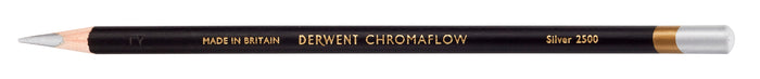 Derwent Chromaflow Pencil, Silver, Pack of 6
