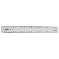 Celco Clear Plastic Ruler 30cm x Pack of 50