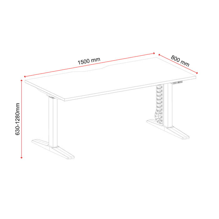 Buro Altri Electric Height Adjustable Desk