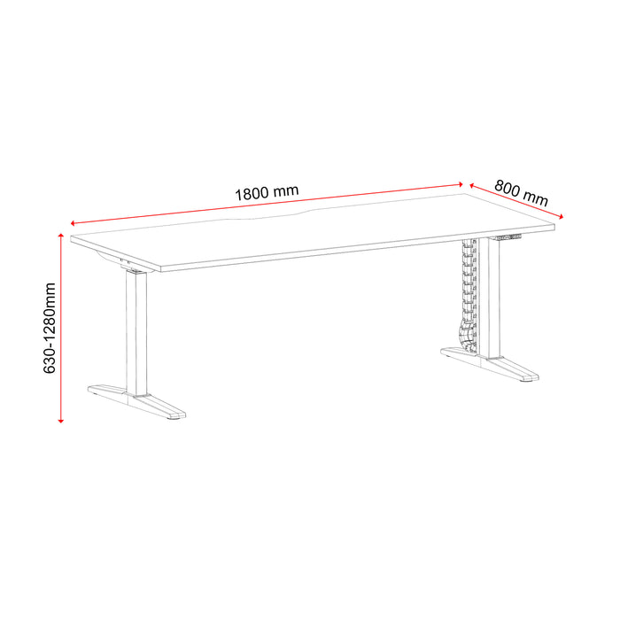 Buro Altri Electric Height Adjustable Desk
