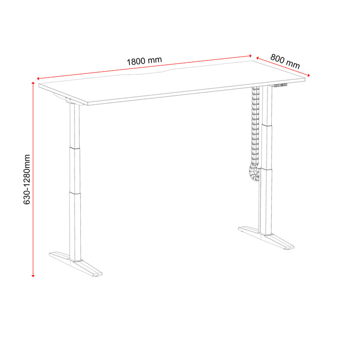 Buro Altri Electric Height Adjustable Desk