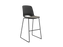 Knight's Arton Barstool, Black Frame, Padded and Non Padded Seat