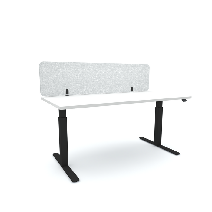 Acoustic Desk Screen, 1500mm x 24mm x 400mm, Choice of Colours