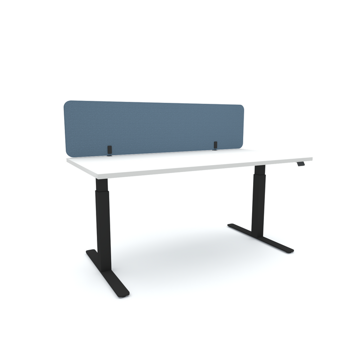Acoustic Desk Screen, 1500mm x 24mm x 400mm, Choice of Colours