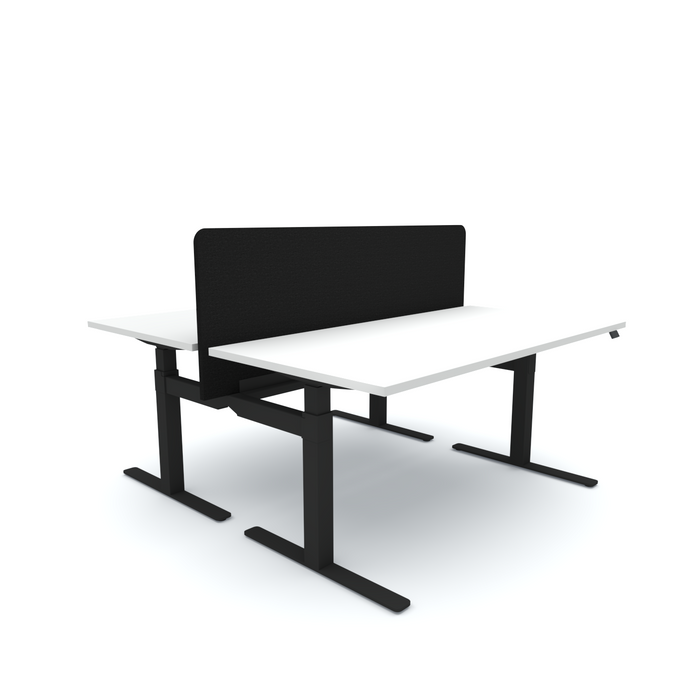 Acoustic Desk Screen Centre, 1800mm x 24mm x 600mm, Choice of Colours