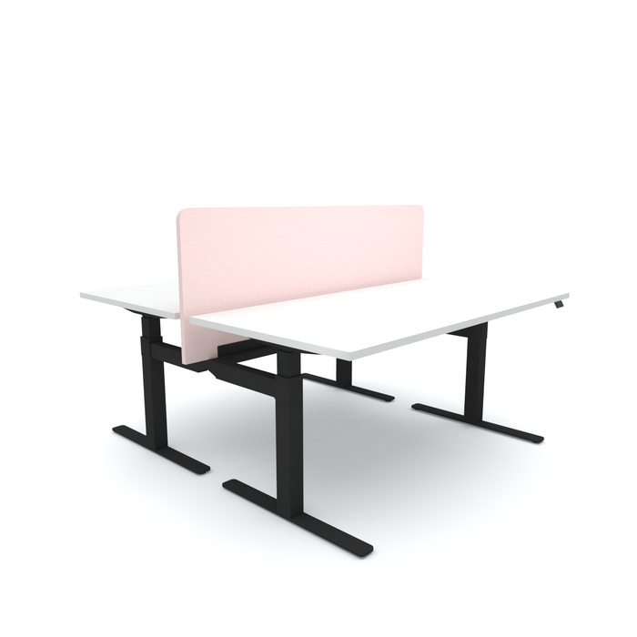 Acoustic Desk Screen Centre, 1800mm x 24mm x 600mm, Choice of Colours
