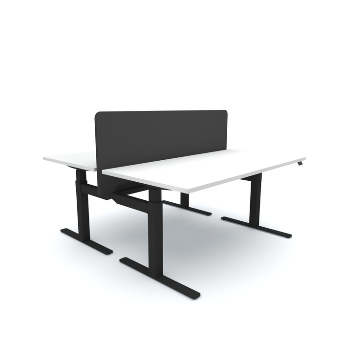 Acoustic Desk Screen Centre, 1200mm x 24mm x 600mm, Choice of Colours