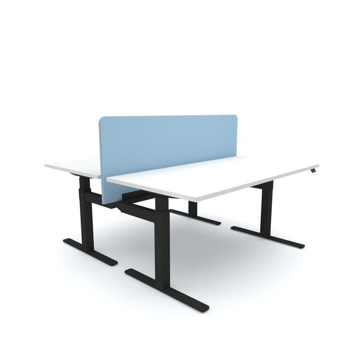 Acoustic Desk Screen Centre, 1200mm x 24mm x 400mm, Choice of Colours