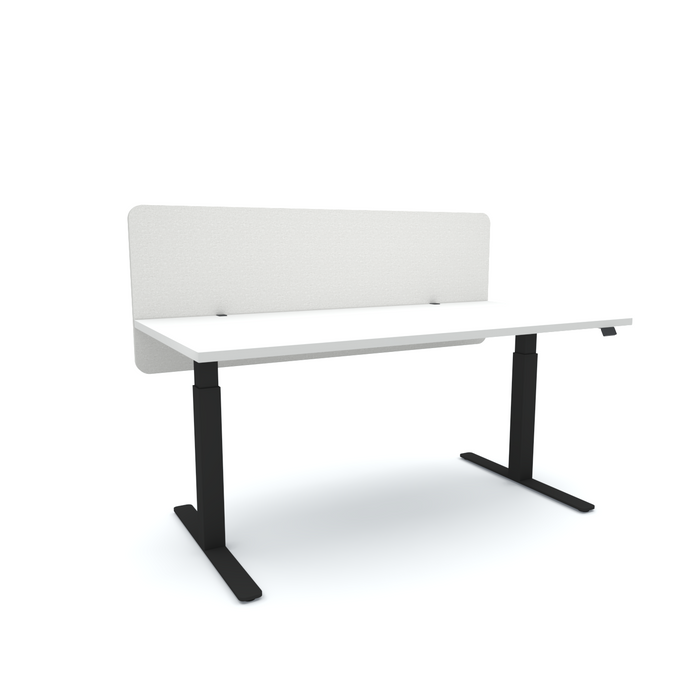 Acoustic Desk Screen Modesty 1200mm x 24mm x 600mm, Choice of Colours