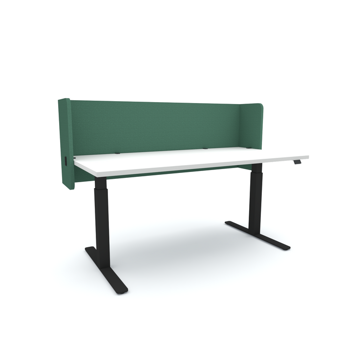 Acoustic Desk Screen Pod, 1500mm x 24mm x 600mm, Choice of Colours