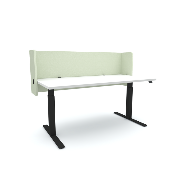 Acoustic Desk Screen Pod, 1800mm x 24mm x 600mm, Choice of Colours