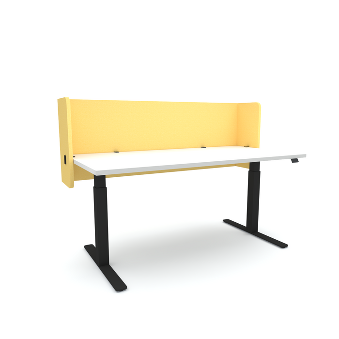 Acoustic Desk Screen Pod, 1200mm x 24mm x 600mm, Choice of Colours