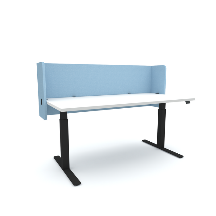 Acoustic Desk Screen Pod, 1800mm x 24mm x 600mm, Choice of Colours