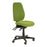 Buro Aura Ergo+ High Back Ergonomic Office Chair, Nylon Base, Green Fabric, Assembled