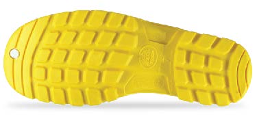 Bata PVC Safety Gumboots, White/Yellow, Size 9