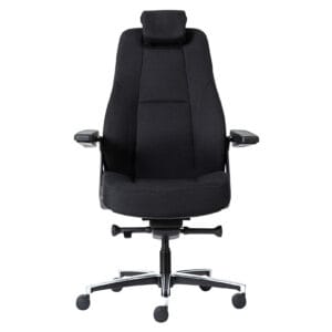 Buro Maverick 24/7 Controller Ergonomic Chair, Black Fabric, With Armrest And Headrest