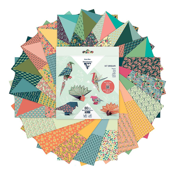 Clairefontaine Origami Kit Birds 60sh