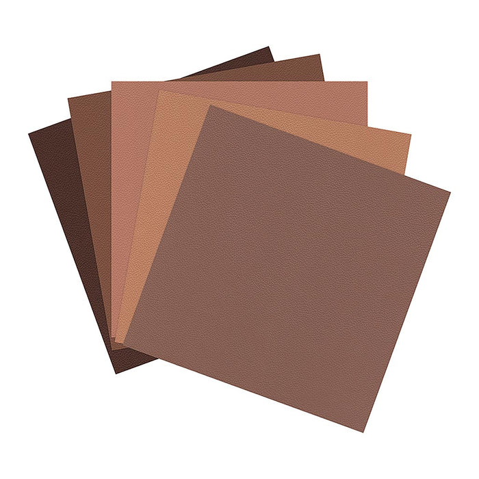 Clairefontaine Cutting Paper, Synthetic Leather, 30.5x30.5cm, Pack of 5