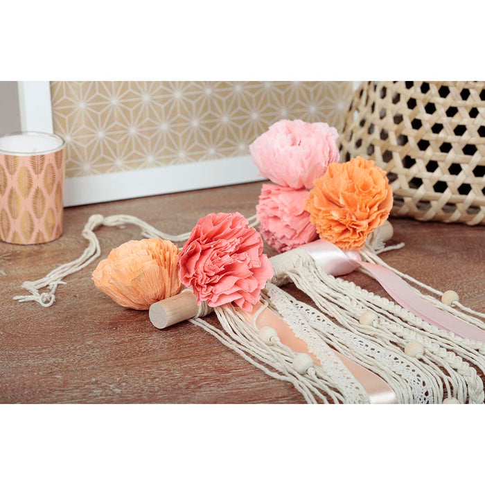 Clairefontaine Crepe Paper Kit Macrame Decoration