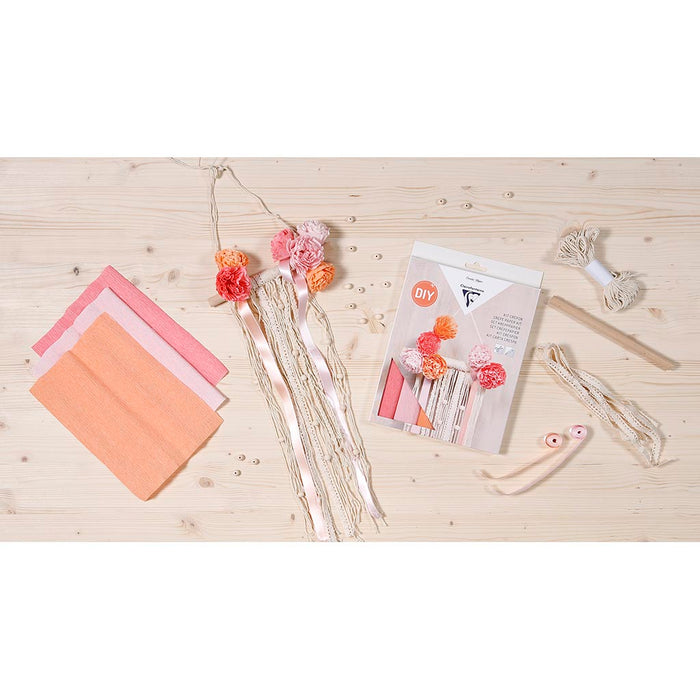 Clairefontaine Crepe Paper Kit Macrame Decoration