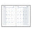 Debden 2025 Desk Dayplanner Refill, Month to a Page