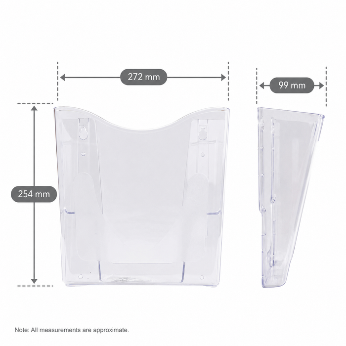 Stackable Smoke Wall Pockets - Portrait