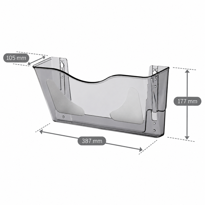 Stackable Smoke Wall Pockets - Landscape