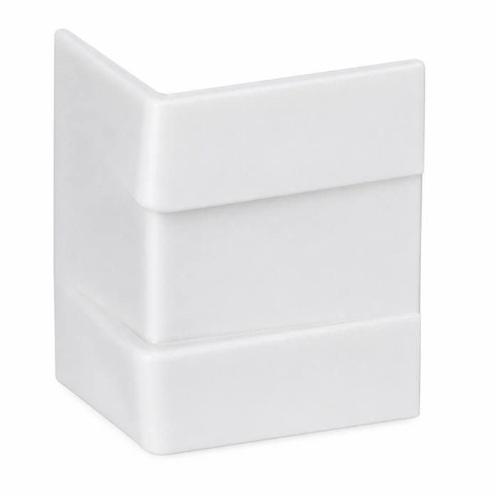 Polypropylene Corner Protectors, White, 19mm, 50mm x 45mm x 1000 pieces