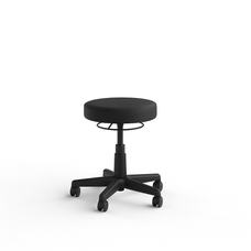 Knight's Stool, Black PU Seat