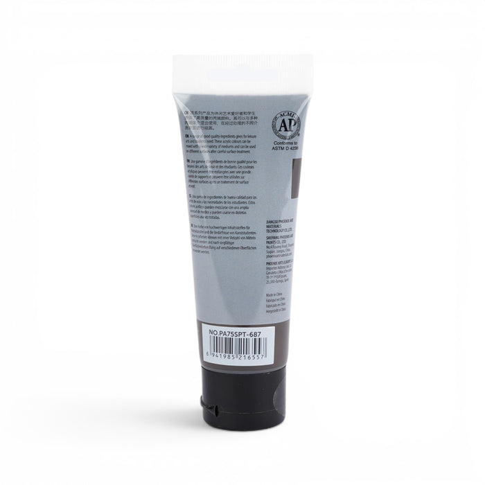 Phoenix Acrylic Paint 75ml Burnt Umber (687)