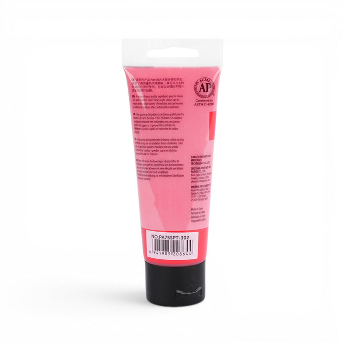 Phoenix Acrylic Paint 75ml Scarlet Lake (302)