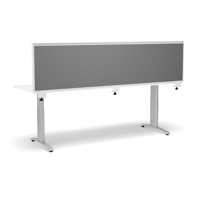 Desk Mounted Partitions 450mm High x 1460mm Wide