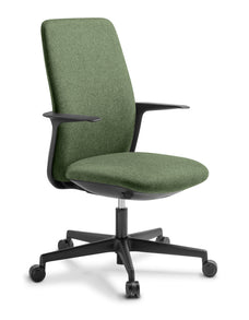 Eden Arcade High Back Task Chair Black Frame - Augustus Willow