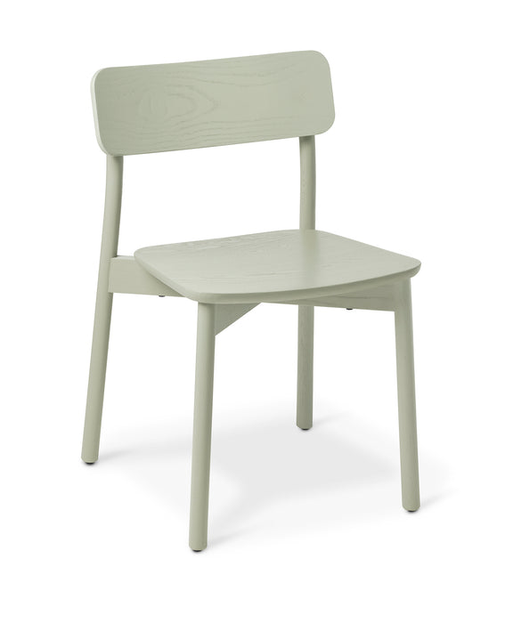 Eden Orlo Timber Chair, Stackable, Sage Ash