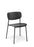 Eden Quiz Chair, Stacking, Polypropylene Seat and Back Steel 4-Legs Black
