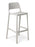 Eden Zero Café Indoor & Outdoor Stool, Stacking, Stone