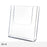 A4 Wall Mountable Brochure Holder, Portrait