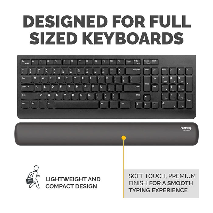 Fellowes Breyta Keyboard Wrist Rest, Black FPF100142575