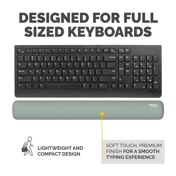 Fellowes Breyta Keyboard Wrist Rest, Sage FPF100142578