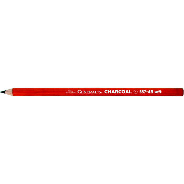 Generals Charcoal Artist Quality 4B Pencils 2's Pack (557)