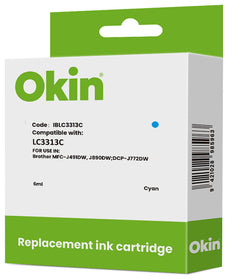 LC3313 / LC 3313 Cyan Brother Compatible Ink
