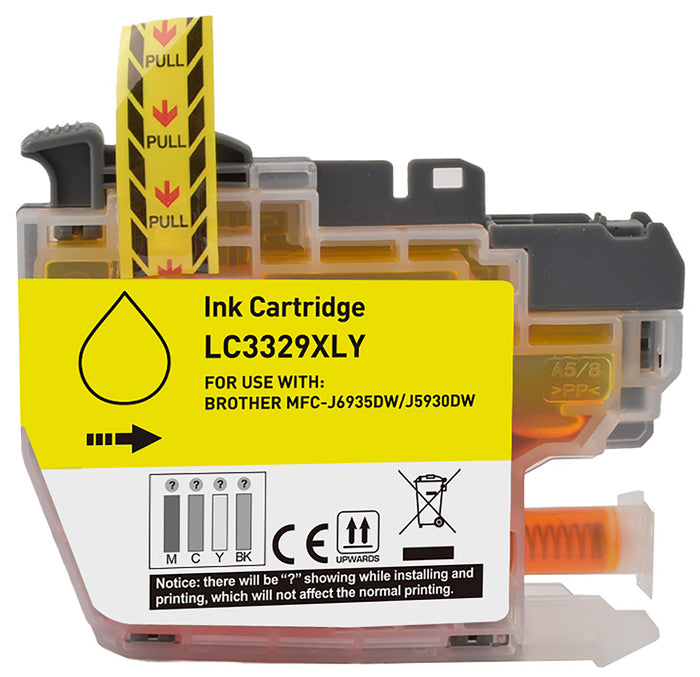 LC3329 / LC 3329XL Yellow Brother Compatible Cartridge