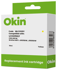 LC3329 / LC 3329XL Yellow Brother Compatible Cartridge