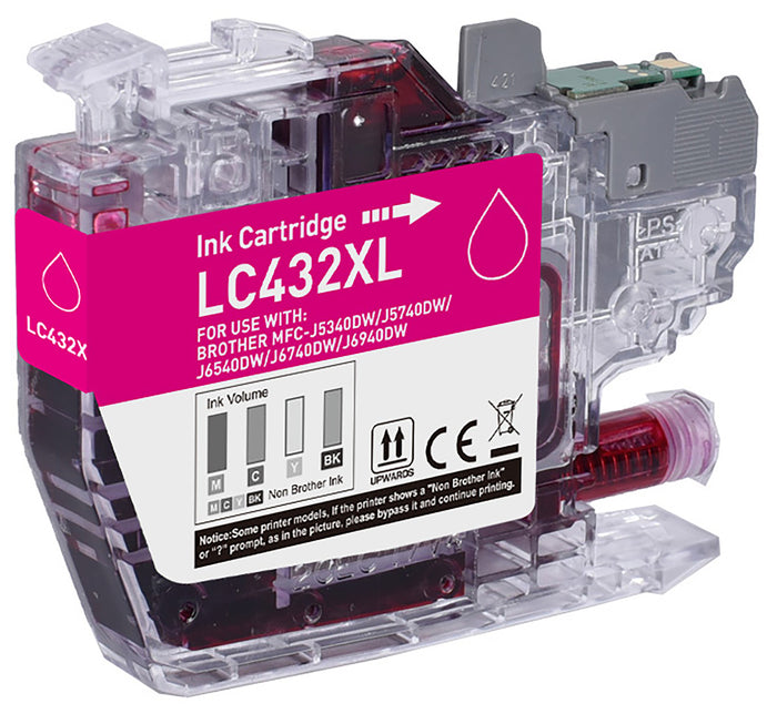 Okin Compatible Brother LC432XL Magenta Ink Cartridge