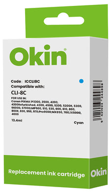 CLI8 / CLI 8 Cyan Canon Compatible Ink