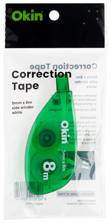 Okin Correction Tape 5mm x 8mt x 12's pack