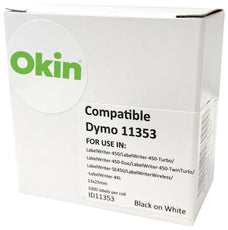 Okin Compatible Dymo LW 25 x 13mm Multipurpose Removable Labels (11353)