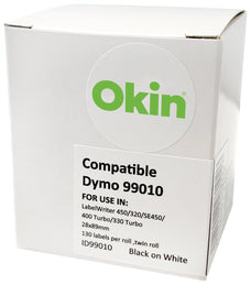 Okin Compatible Dymo LW 89 x 28mm Address Labels (99010) (260 labels)
